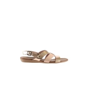 Bueno Shoes 01WU7422 Pudra Parlak Deri Kadın Düz Sandalet