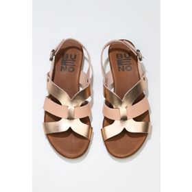 Bueno Shoes 01WU7422 Pudra Parlak Deri Kadın Düz Sandalet