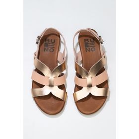 Bueno Shoes 01WU7422 Pudra Parlak Deri Kadın Düz Sandalet