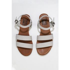 Bueno Shoes 01wu7436 Gri Nubuk Kadın Düz Sandalet