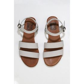 Bueno Shoes 01wu7436 Gri Nubuk Kadın Düz Sandalet