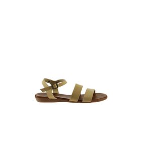 Bueno Shoes 01WU7436 Sarı Nubuk Kadın Sandalet