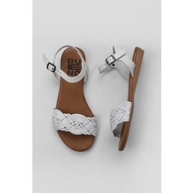 Bueno Shoes 01WU7450 Beyaz Deri Kadın Sandalet