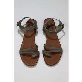 Bueno Shoes 01wu7457 Turuncu Nubuk Kadın Düz Sandalet