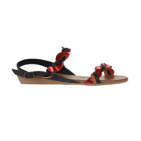 Bueno Shoes 01WU7472 Siyah Multi Deri Kadın Sandalet