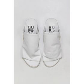 Bueno Shoes 01wu7602 Beyaz Deri Kadın Terlik