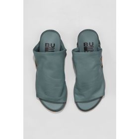 Bueno Shoes 01wu7602 Mavi Deri Kadın Terlik