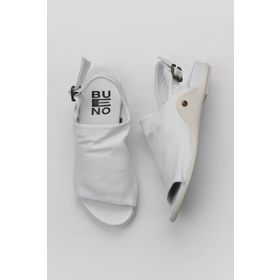 Bueno Shoes 01WU7603 Beyaz Deri Kadın Sandalet