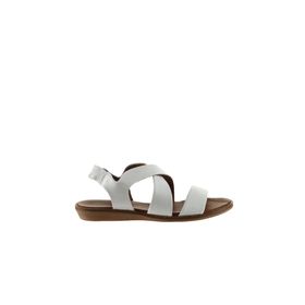 Bueno Shoes 01wu8208 Turuncu Deri Kadın Düz Sandalet
