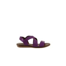 Bueno Shoes 01wu8208 Turuncu Deri Kadın Düz Sandalet