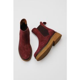 Bueno Shoes 01WV0214 Bordo Süet Kadın Bot