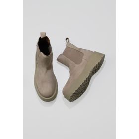 Bueno Shoes 01WV1300 Bej Nubuk Kadın Bot