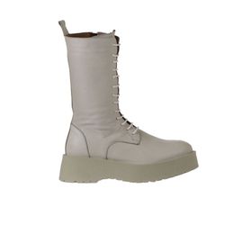 Bueno Shoes 01WV1303 Deri Dolgu Topuklu Bej Kadın Bot