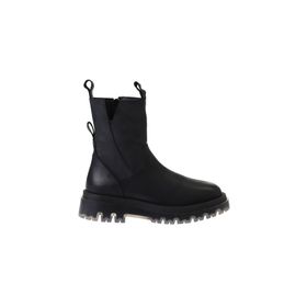 Bueno Shoes 01WV1501 Siyah Deri Kadın Bot