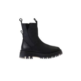 Bueno Shoes 01WV1501 Siyah Deri Kadın Bot