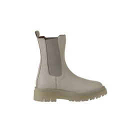 Bueno Shoes 01WV1510 Gri Deri Kadın Dolgu Topuklu Bot