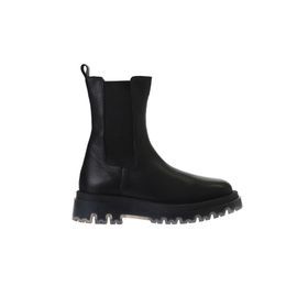 Bueno Shoes 01WV1510 Siyah Deri Kadın Bot