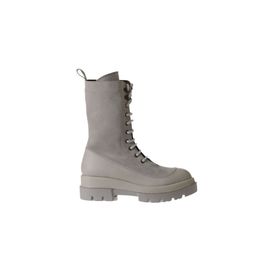 Bueno Shoes 01WV2901 Bej Deri-Süet Kadın Bot