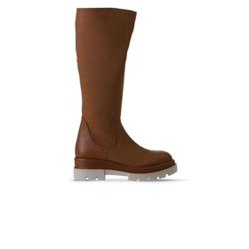 Bueno Shoes 01WV2906 Taba Deri Kadın Çizme