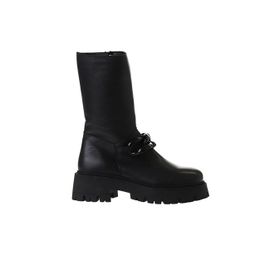 Bueno Shoes 01WV3118 Siyah Deri Kadın Bot