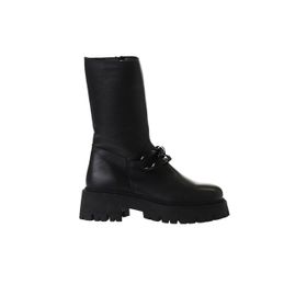 Bueno Shoes 01WV3118 Siyah Deri Kadın Bot