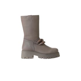 Bueno Shoes 01WV3118 Vizon Açık Deri Kadın Bot