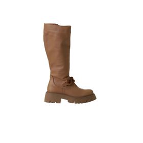 Bueno Shoes 01WV3119 Taba Açık Deri Kadın Çizme