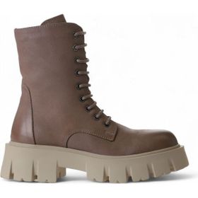 Bueno Shoes 01WV4601 Vizon Deri Dolgu Topuklu Kadın Bot