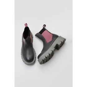 Bueno Shoes 01WV4613 Gri Multi Deri Kadın Düz Bot