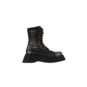 Bueno Shoes 01WV5103 Gri Deri Dolgu Topuklu Kadın Bot