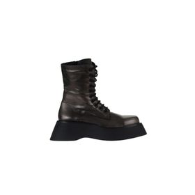 Bueno Shoes 01WV5103 Gri Deri Dolgu Topuklu Kadın Bot