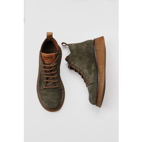 Bueno Shoes 01WV5204 Haki Süet Kadın Bot
