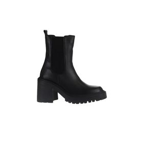 Bueno Shoes 01WV5400 Siyah Deri Kadın Topuklu Bot