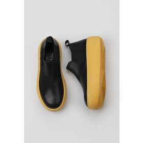 Bueno Shoes 01WV5505 Siyah Sarı Deri Dolgu Topuklu Kadın Bot