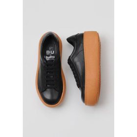 Bueno Shoes 01WV5507 Siyah Turuncu Deri Kadın Sneakers