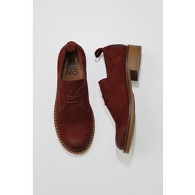 Bueno Shoes 01WV6003 Bordo Nubuk Kadın Az Topuklu Ayakkabı