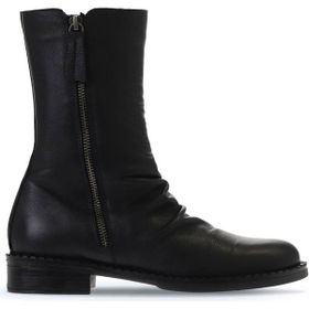 Bueno Shoes 01WV6009 Siyah Deri Kadın Bot