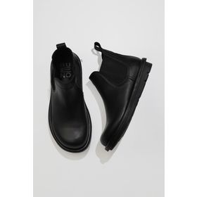 Bueno Shoes 01WV7500 Siyah Deri Kadın Bot