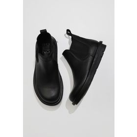 Bueno Shoes 01WV7500 Siyah Deri Kadın Bot