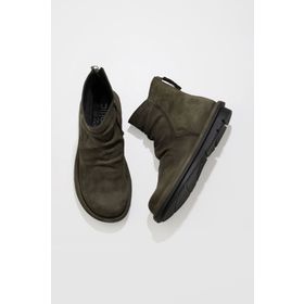 Bueno Shoes 01WV7503 Haki Koyu Nubuk Düz Kadın Bot