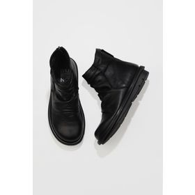 Bueno Shoes 01WV7503 Siyah Deri Kadın Bot