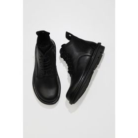 Bueno Shoes 01WV7504 Siyah Deri Kadın Bot