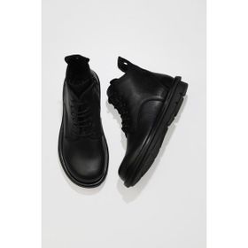 Bueno Shoes 01WV7504 Siyah Deri Kadın Bot