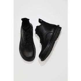 Bueno Shoes 01WV7504 Siyah Deri Kadın Bot