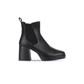Bueno Shoes 01WV8100 Siyah Topuklu Kadın Bot