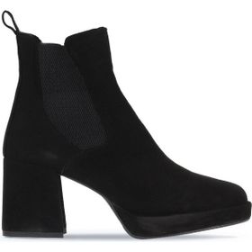 Bueno Shoes 01WV8100 Siyah Topuklu Kadın Bot