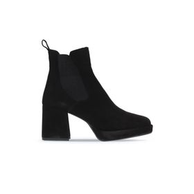 Bueno Shoes 01WV8100 Siyah Topuklu Kadın Bot
