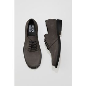 Bueno Shoes 01WV8600 Gri Koyu Nubuk Kadın Düz Ayakkabı
