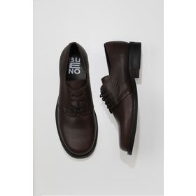 Bueno Shoes 01WV8600 Kahverengi Deri Kadın Düz Ayakkabı