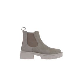 Bueno Shoes 01WV9002 Süet Dolgu Topuklu Bej Kadın Bot